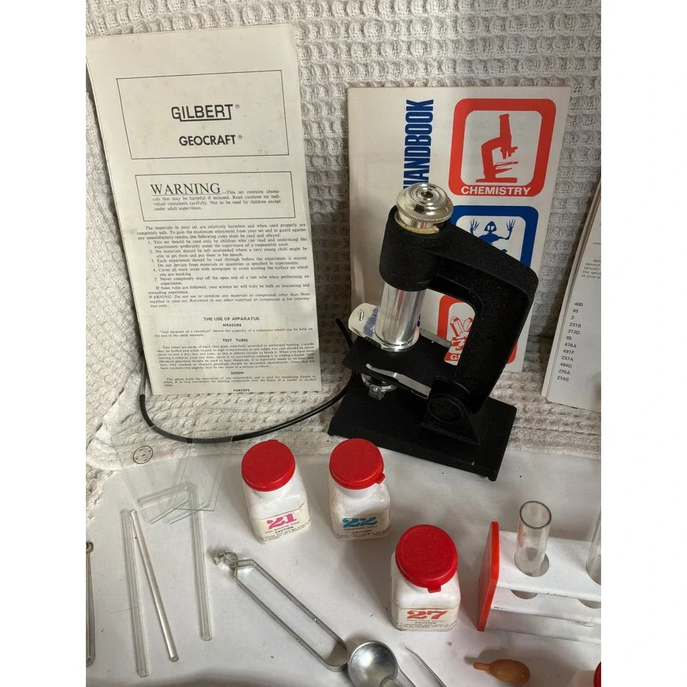 Vintage Unisex Gilbert Tri Lab Pak Science Set OS Multi Color